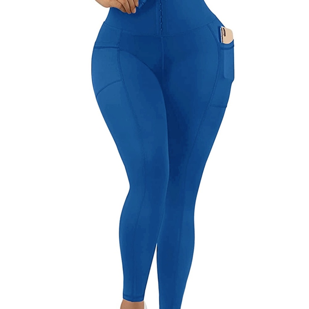 Corset leggings Soft Body Shaper with Pockets